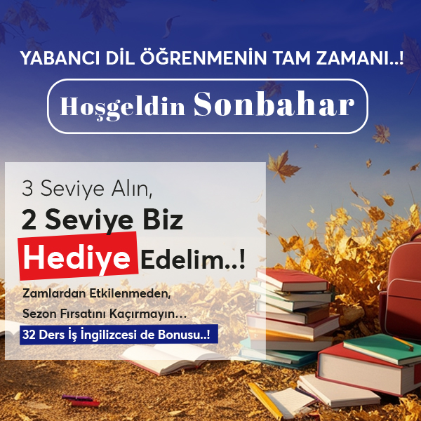 Hoşgeldin Sonbahar!